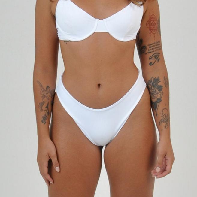NANCY MID BOTTOMS - WHITE