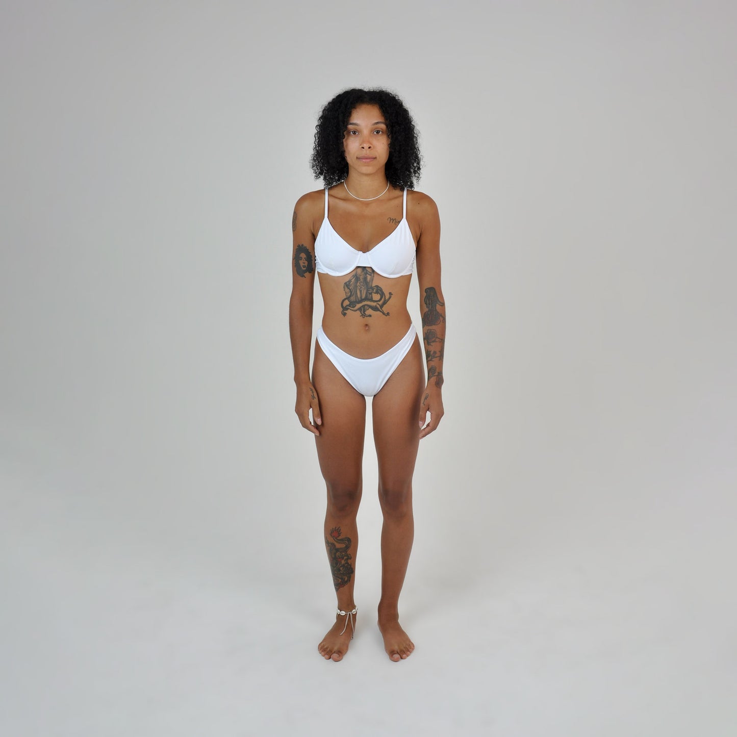 CASEY THONG BOTTOMS - WHITE