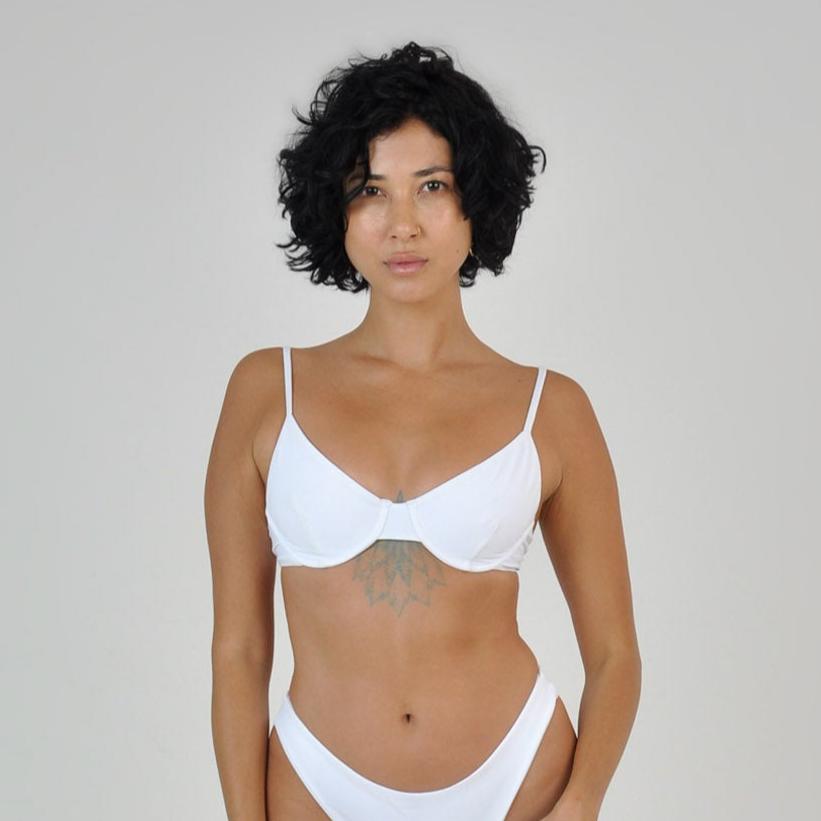 JESS UNDERWIRE TOP - WHITE