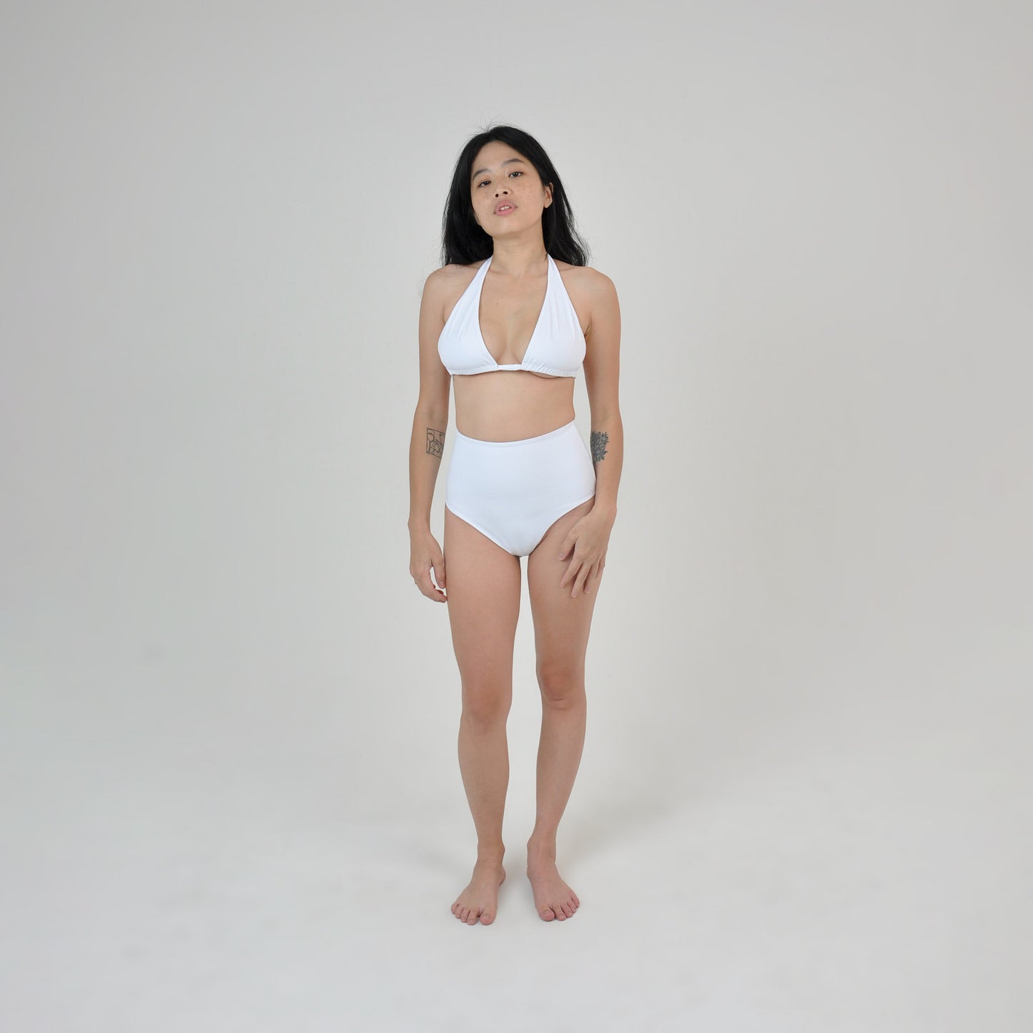 AMINA TRIANGLE TOP - WHITE