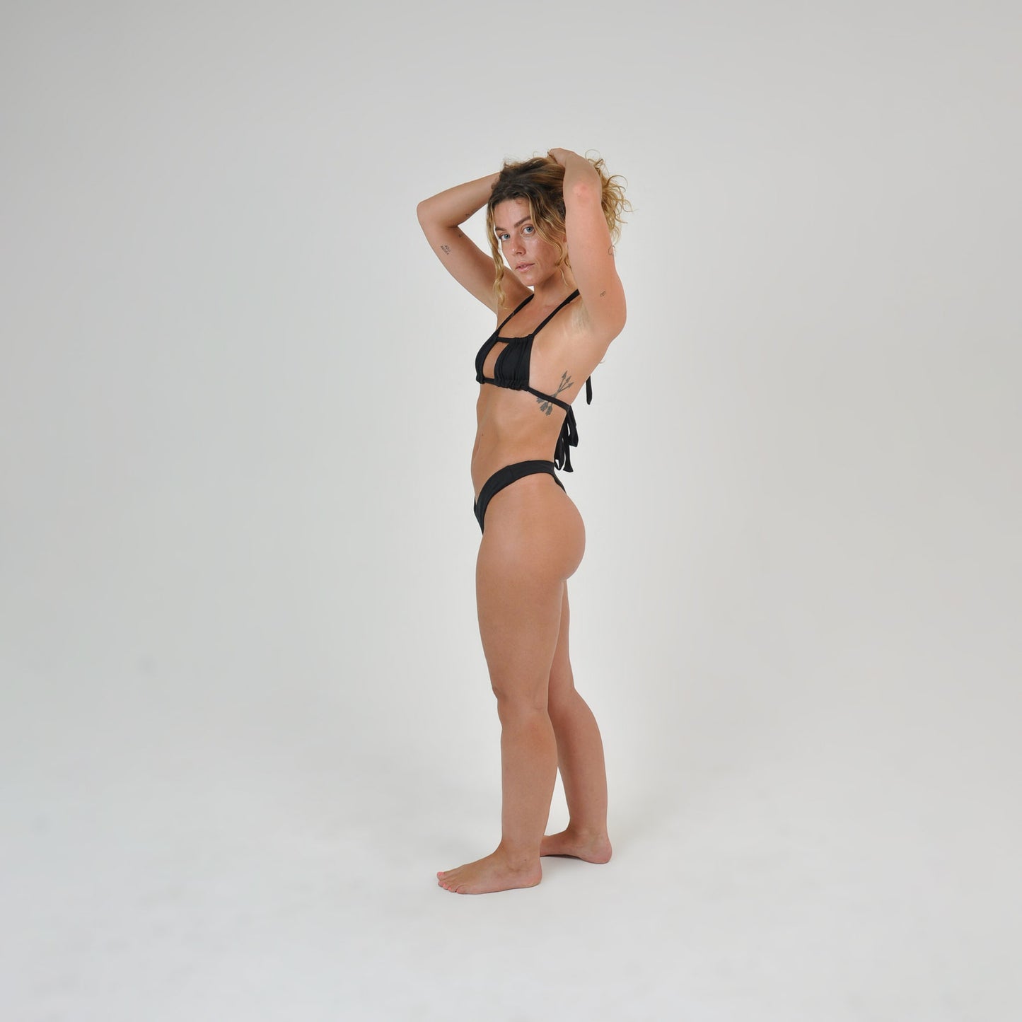 CASEY THONG BOTTOMS - BLACK