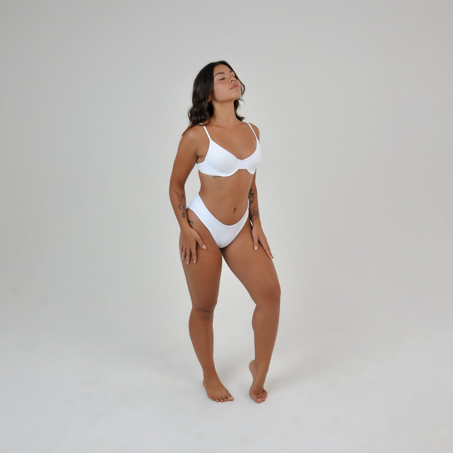 NANCY MID BOTTOMS - WHITE