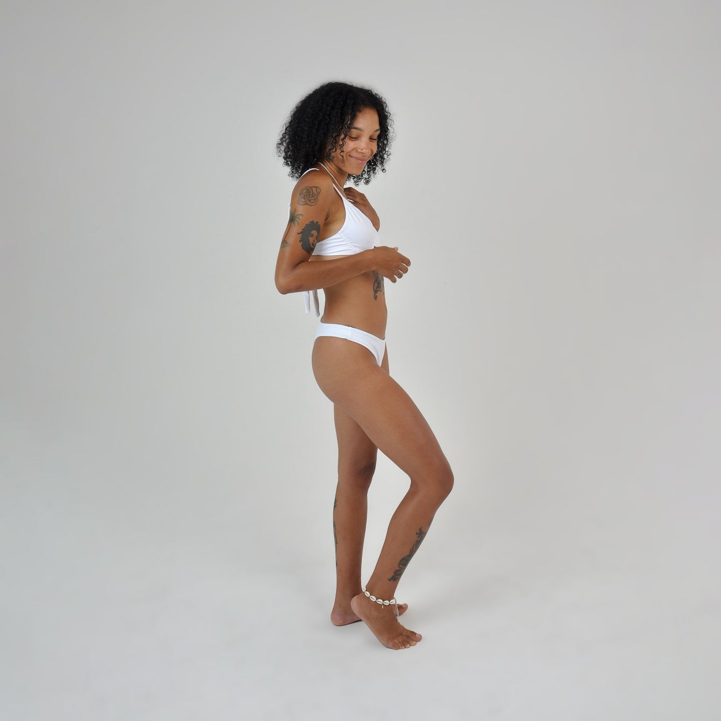 CASEY THONG BOTTOMS - WHITE