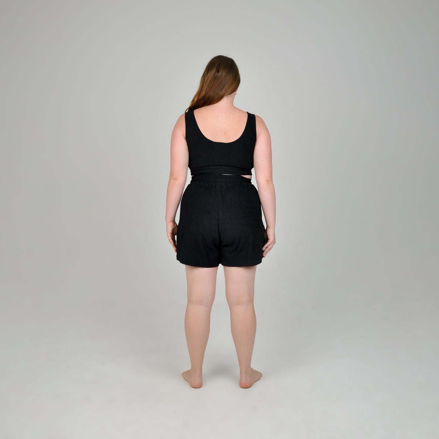 TERRY SHORTS - BLACK