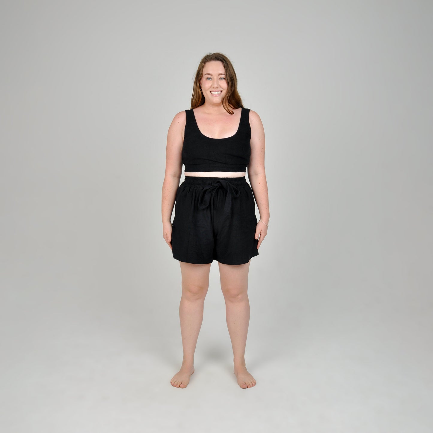 TERRY SHORTS - BLACK