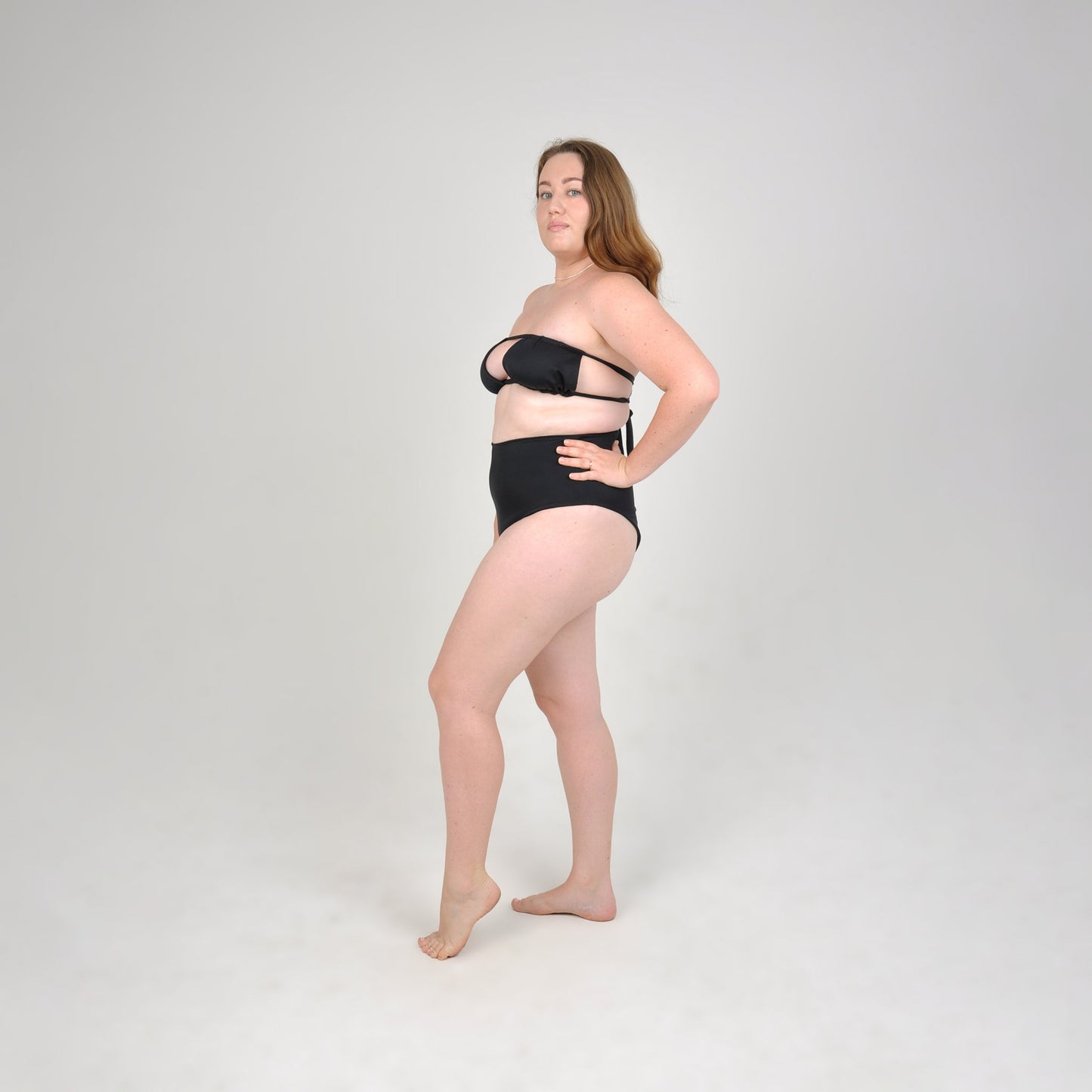 MICHELLE BANDEAU TOP - BLACK