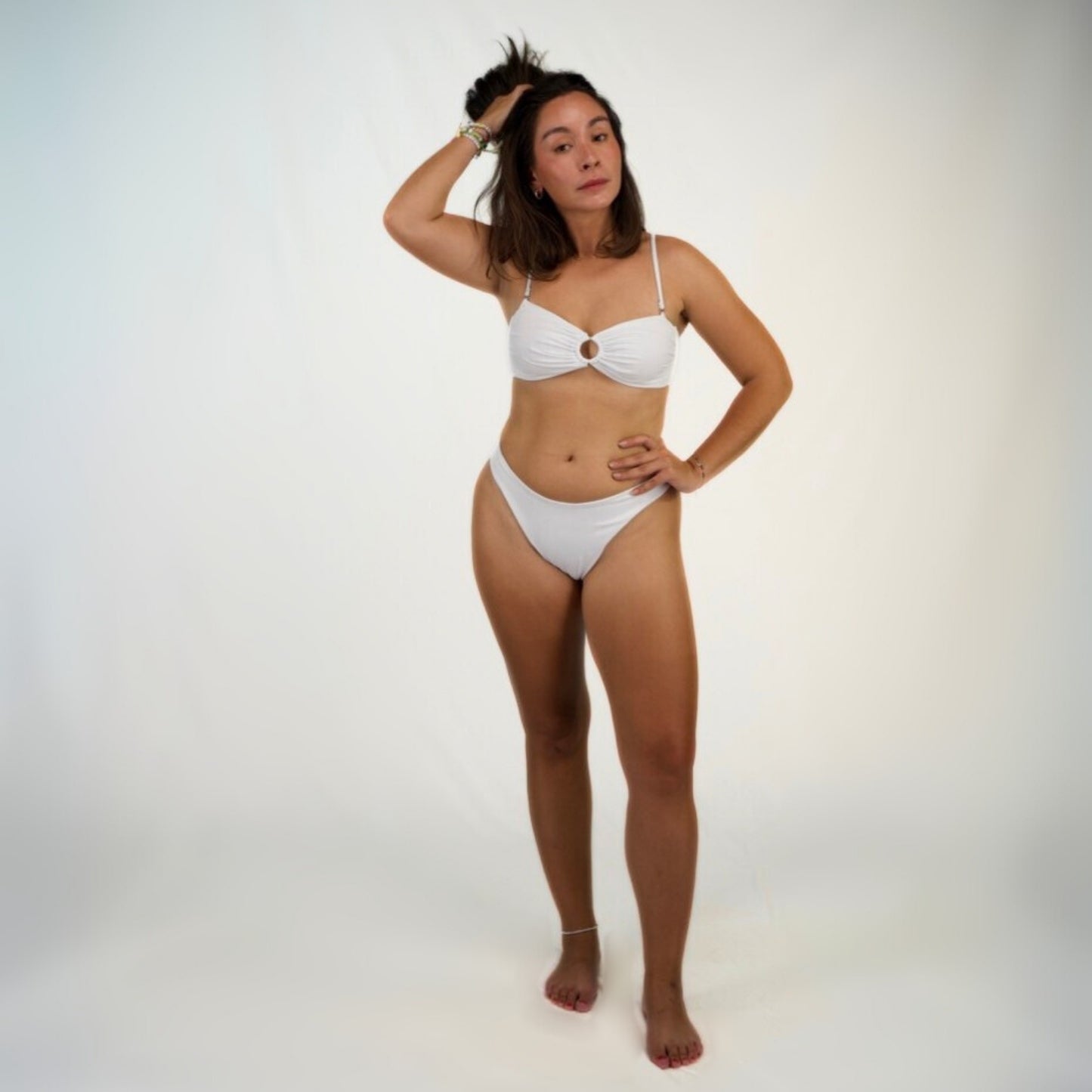 CASEY THONG BOTTOMS - WHITE