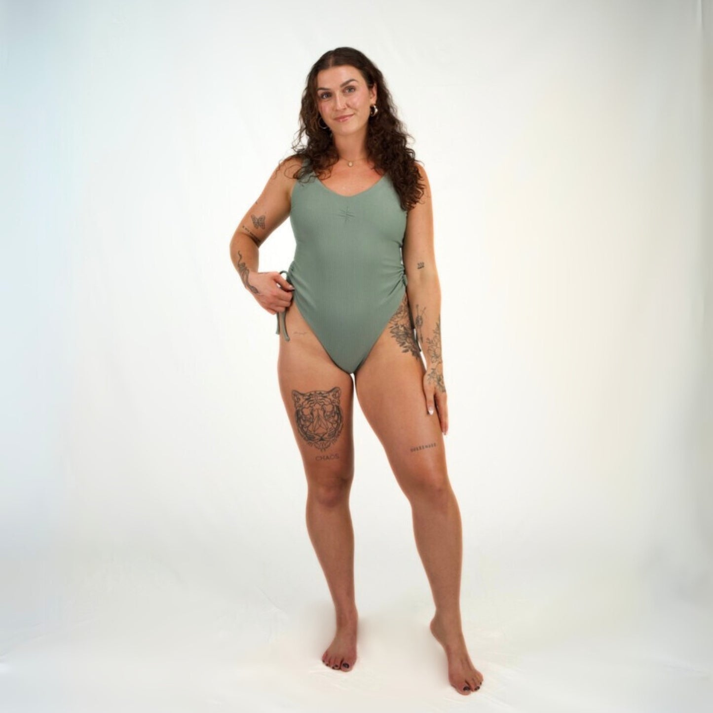 FLO 1 PIECE - RIBBED BASIL