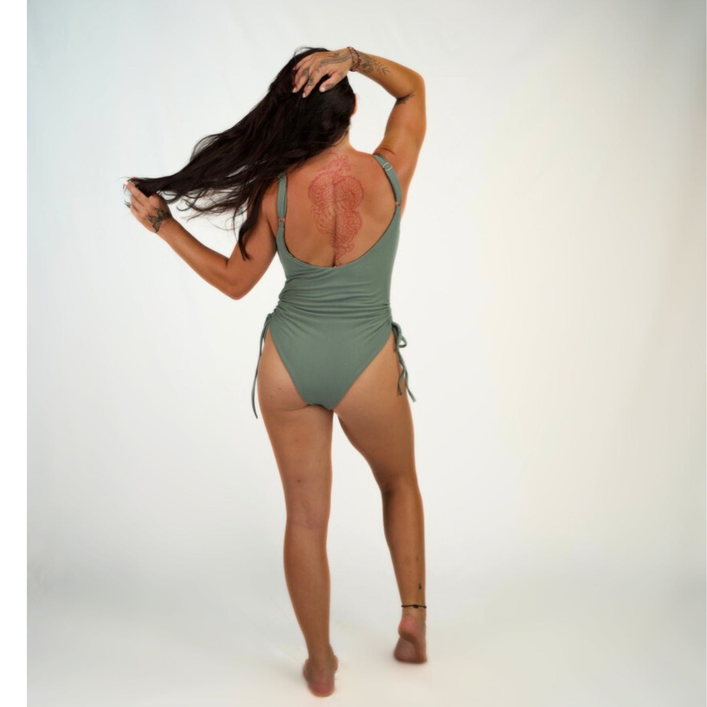 FLO 1 PIECE - RIBBED BASIL