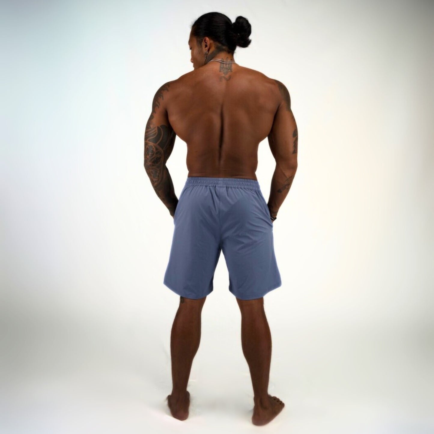 BRETT 8" BOARD SHORTS - BLUE