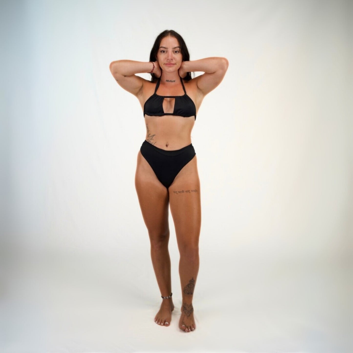 MICHELLE BANDEAU TOP - BLACK