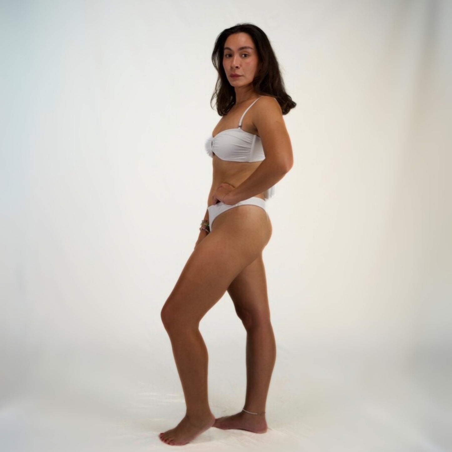 CASEY THONG BOTTOMS - WHITE