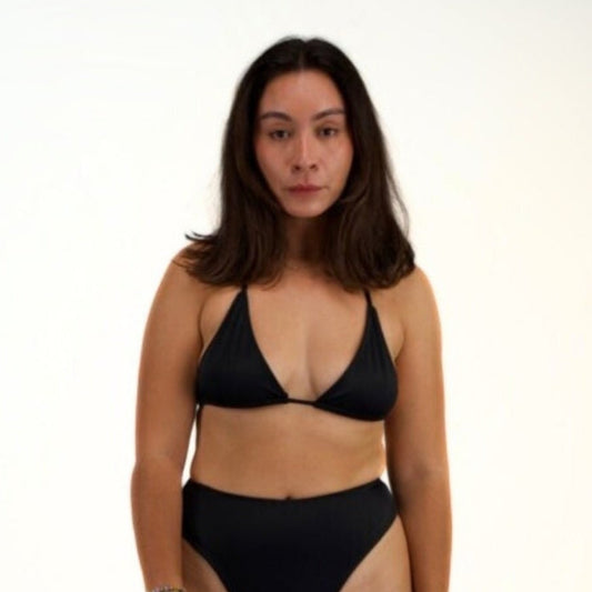 EVE MINI TRIANGLE TOP - BLACK